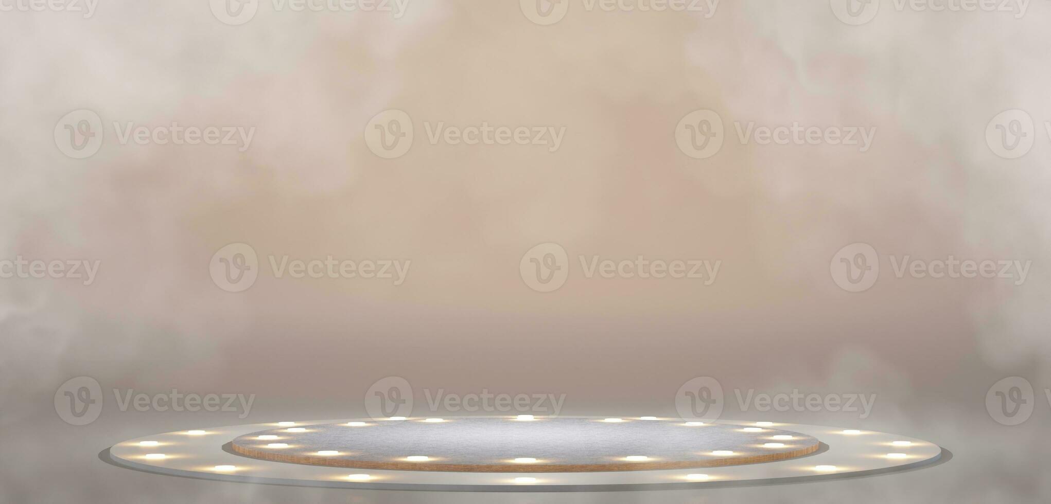 cirkulär podium mörk med ljus produkt visa skede teknologi cirkel bas trogen monter 3d illustration foto