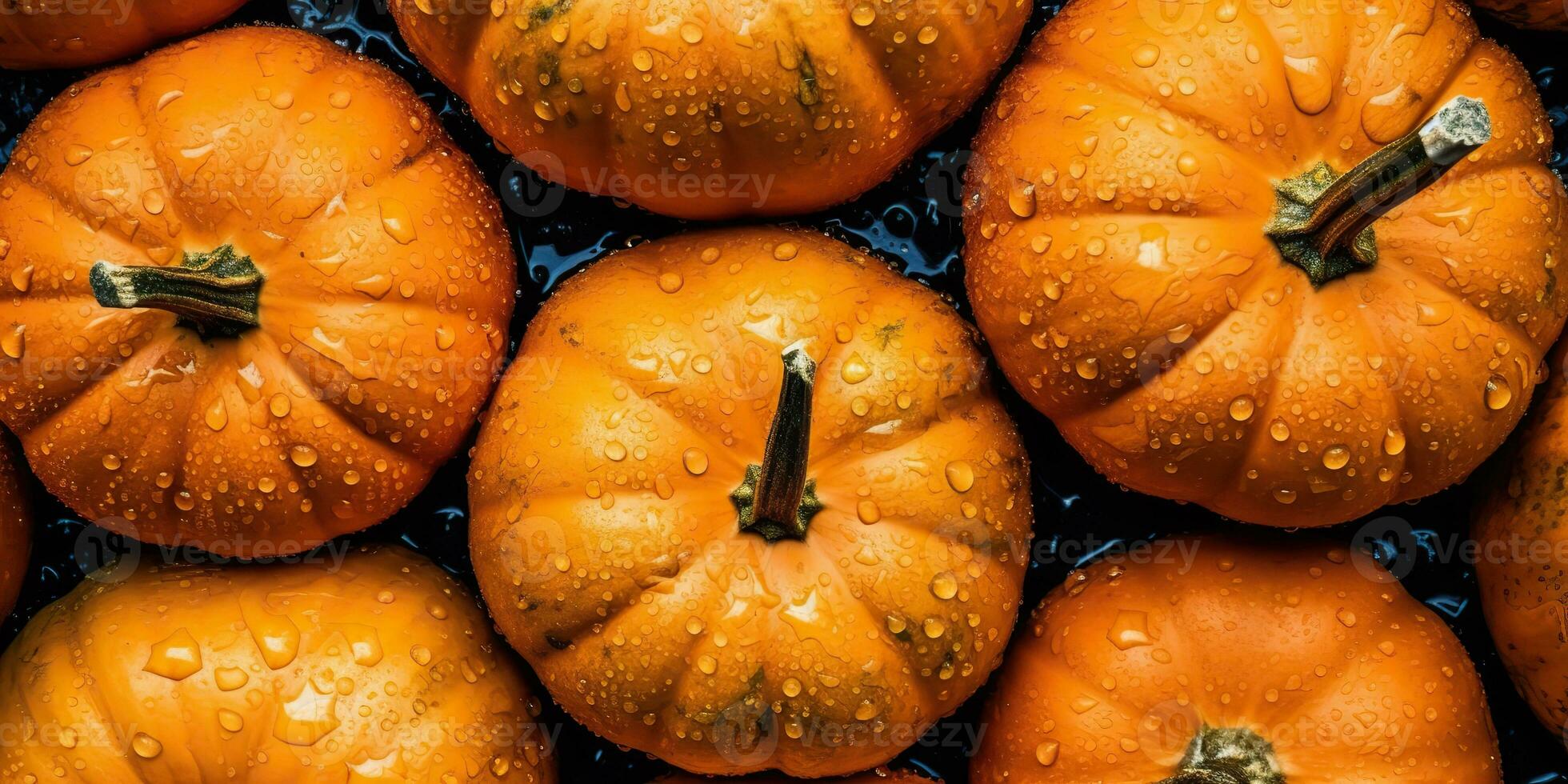 ai genererad. ai generativ. gul färsk små pumpor. halloween tacksägelse höst oktober grönsak. grafisk konst foto