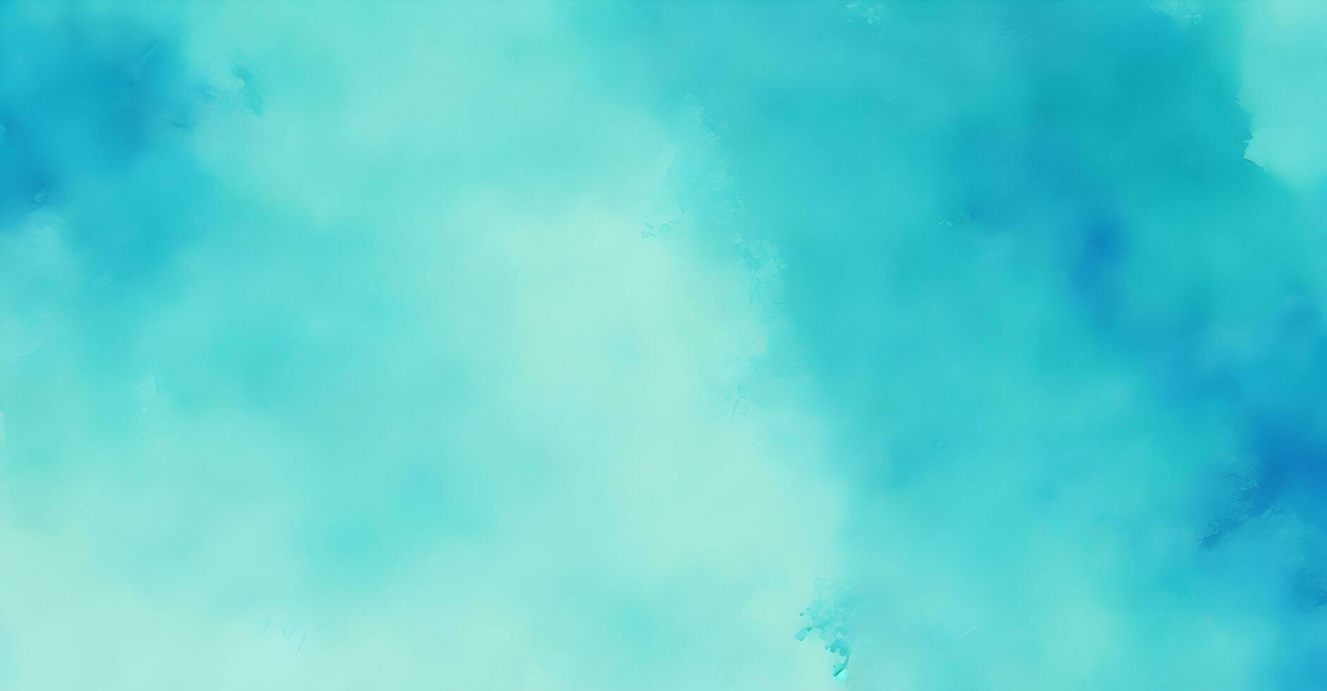 blå grön kricka turkos abstrakt vattenfärg. färgrik konst bakgrund med Plats för design foto