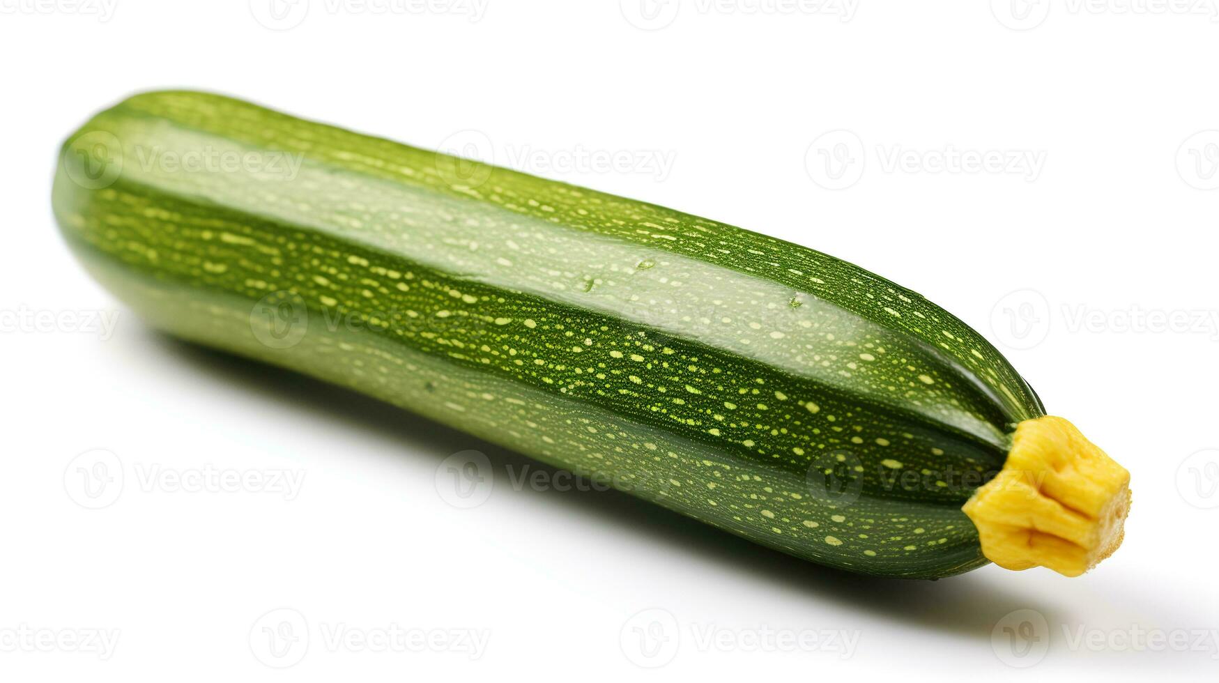 Foto av zucchini isolerat på vit bakgrund