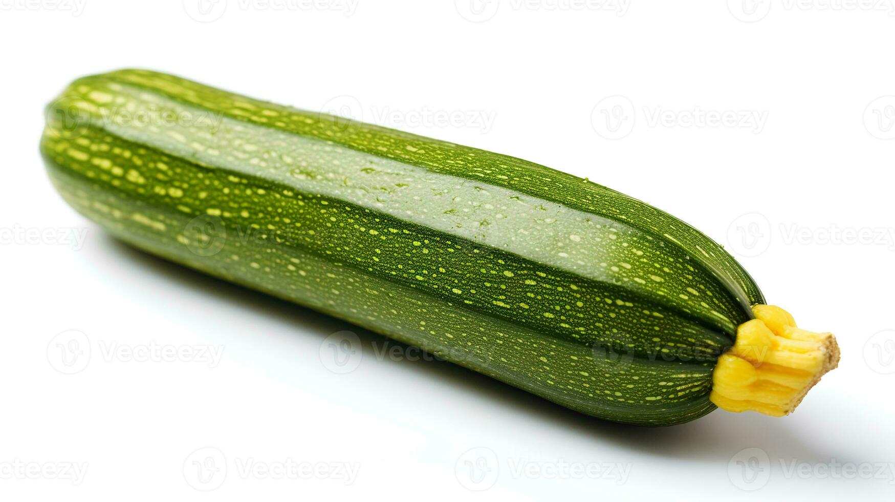 Foto av zucchini isolerat på vit bakgrund