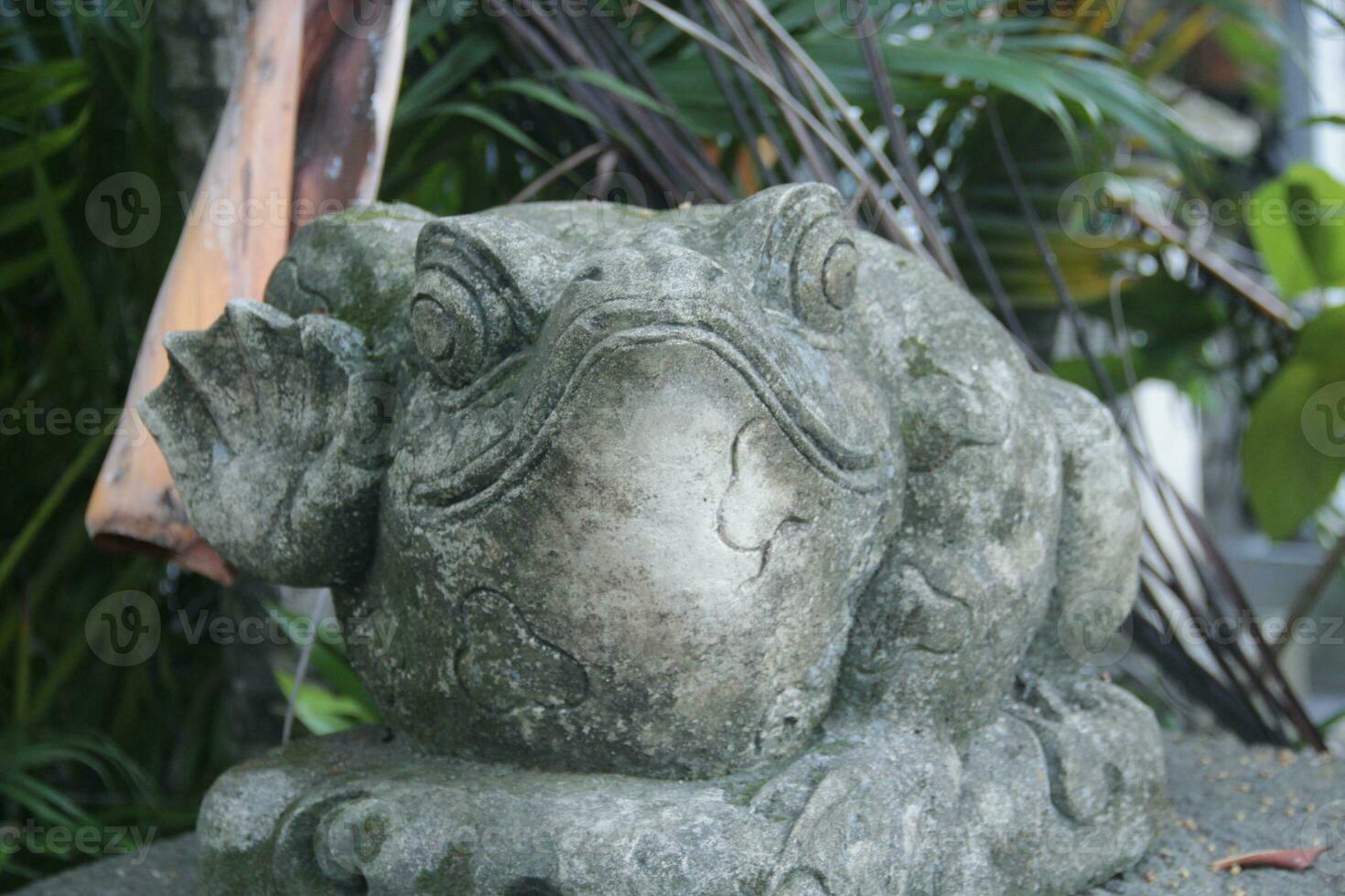 en unik staty i bali - stock Foto