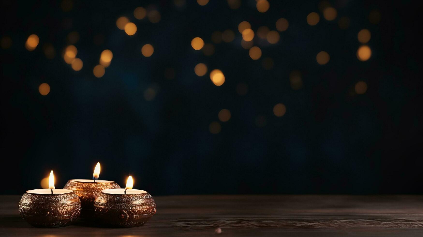 diwali festival av ljus bakgrund foto