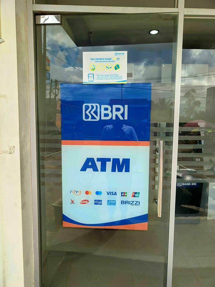 kuaro kalimantan timur, indonesien 22 juli 2023. Bank rakyat indonesien eller vanligen känd som bri eller Bank bri är ett av de största banker i indonesien foto