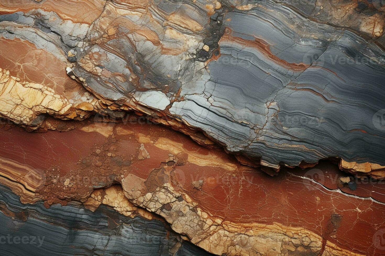 sedimentär textur närbild, skapas med generativ ai foto