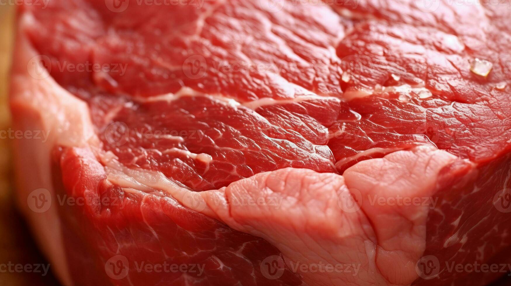 färsk kött för matlagning en måltid eller utsökt biff. ai genererad. foto