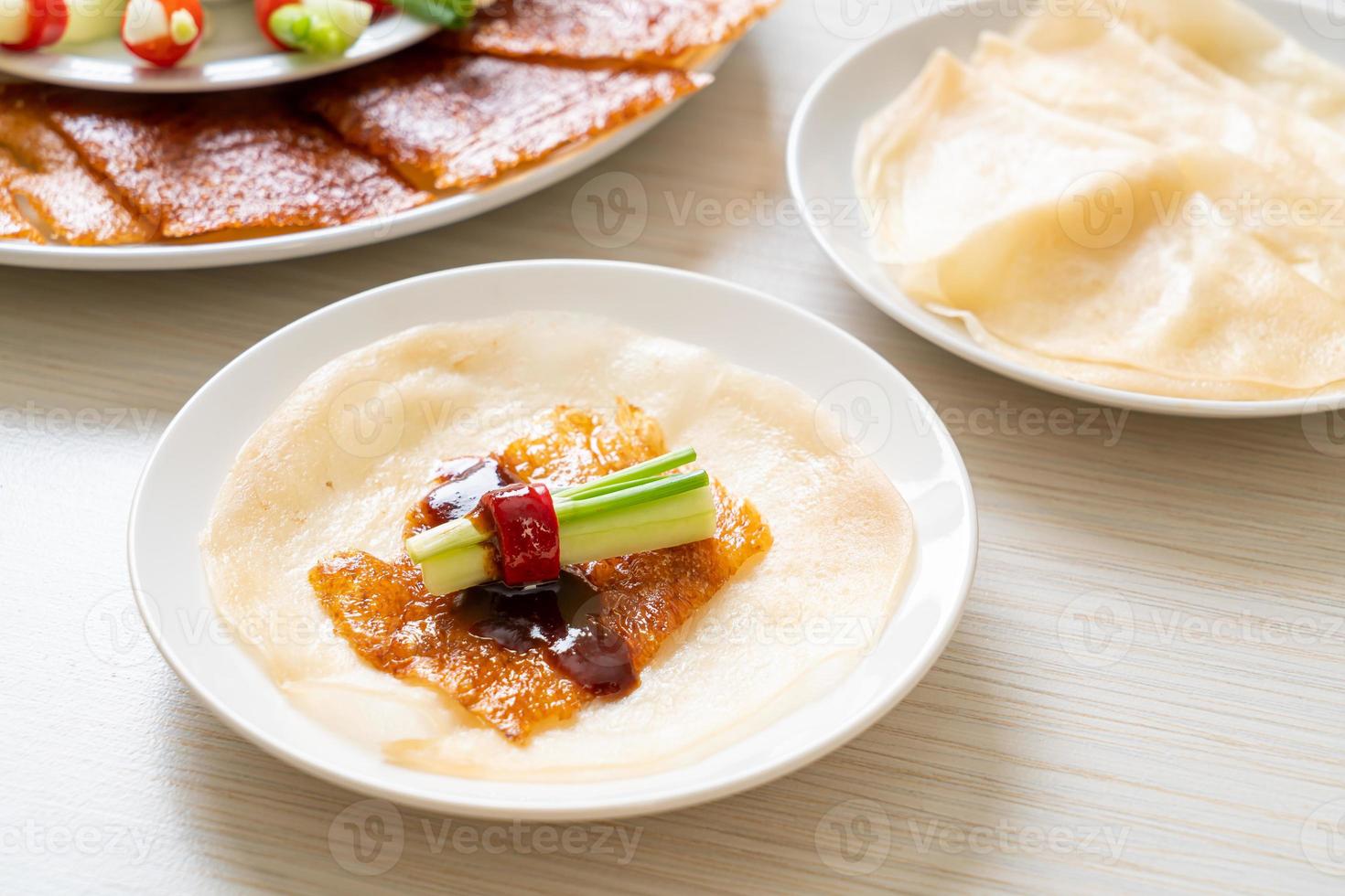 peking duck - kinesisk mat foto