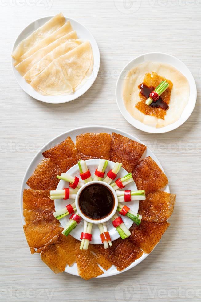 peking duck - kinesisk mat foto