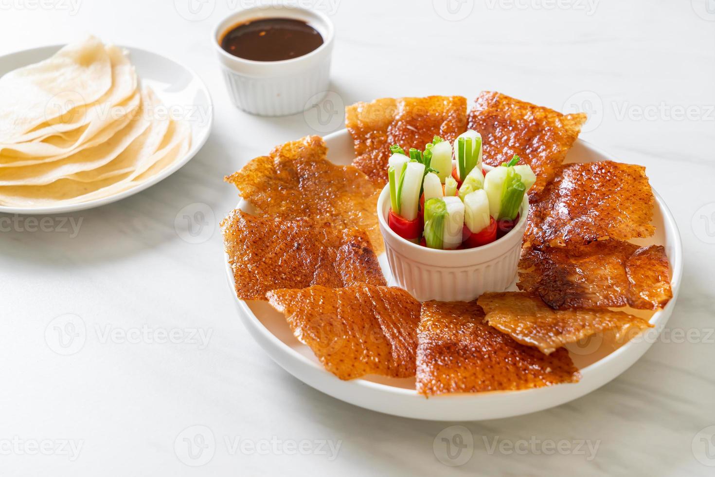 peking duck - kinesisk mat foto