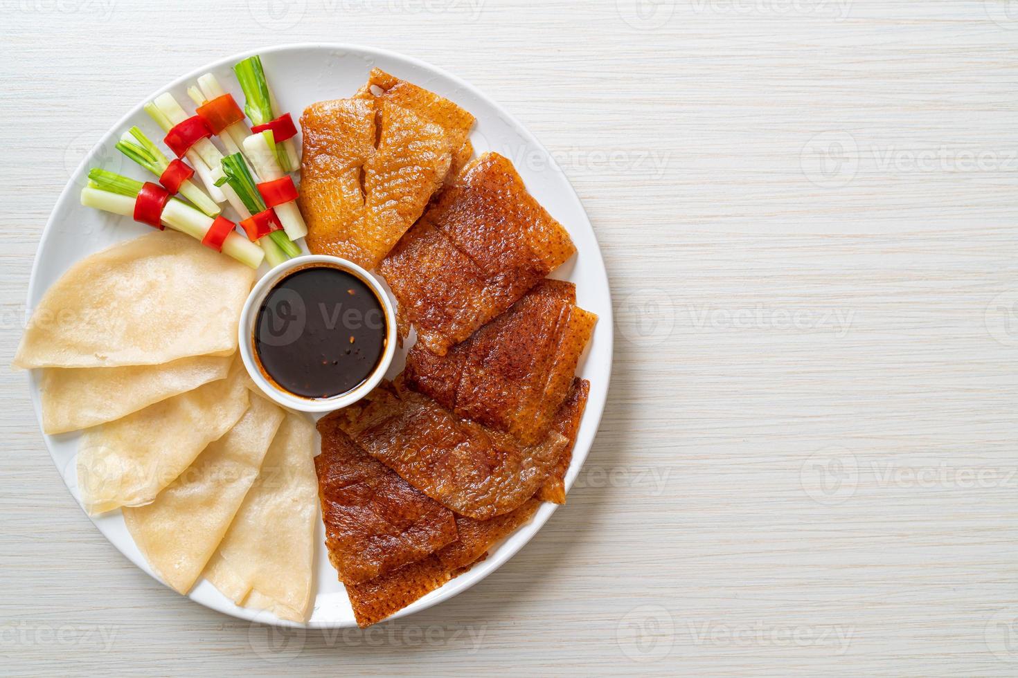 peking duck - kinesisk mat foto