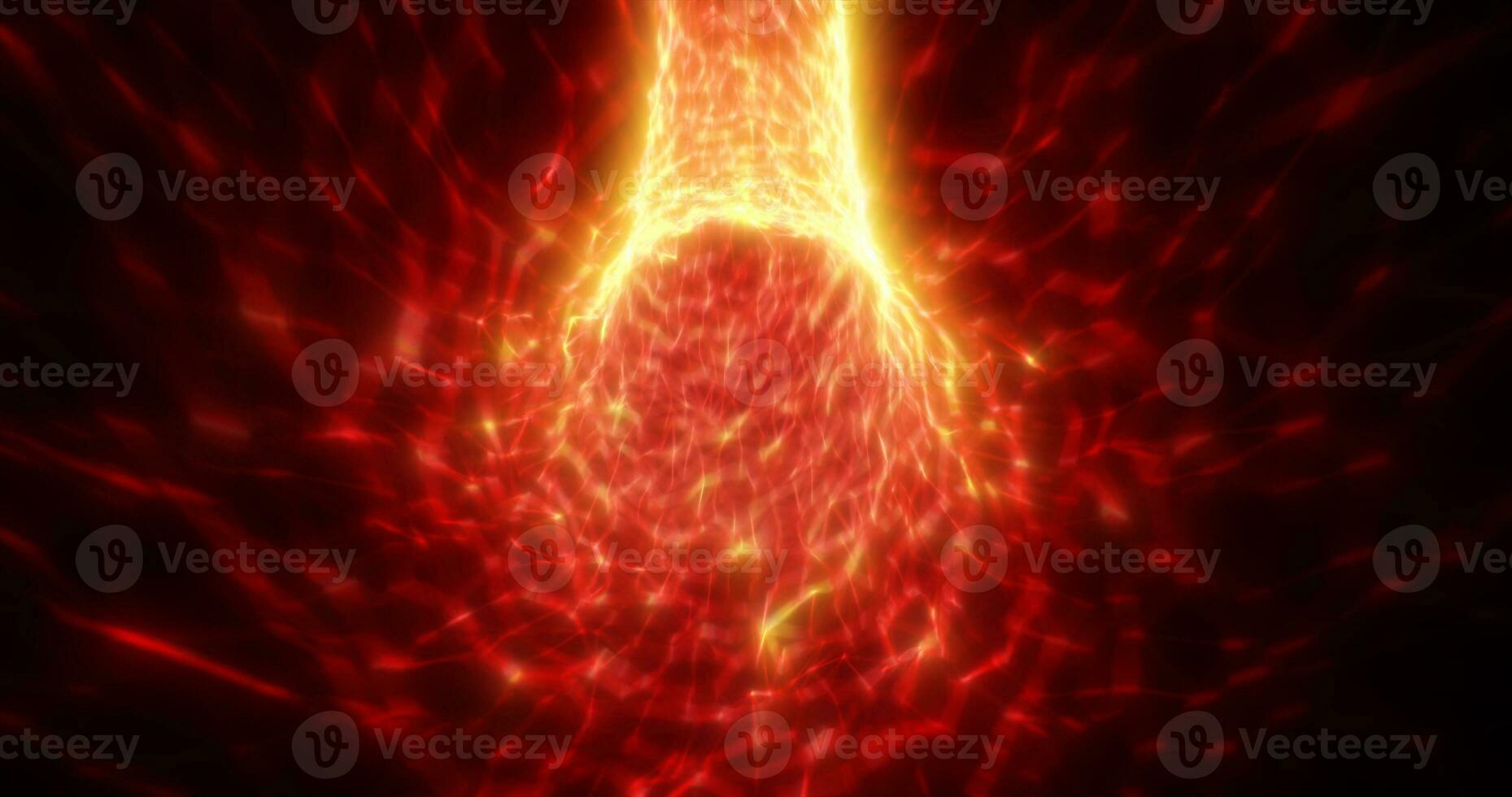 abstrakt suddig röd orange lysande energi tunnel bakgrund foto