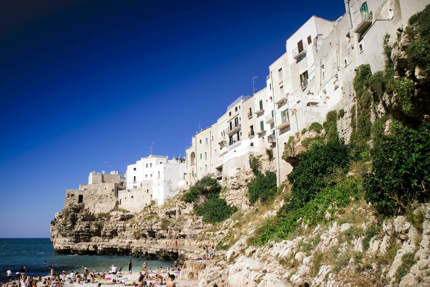 polignano en sto bari Italien foto