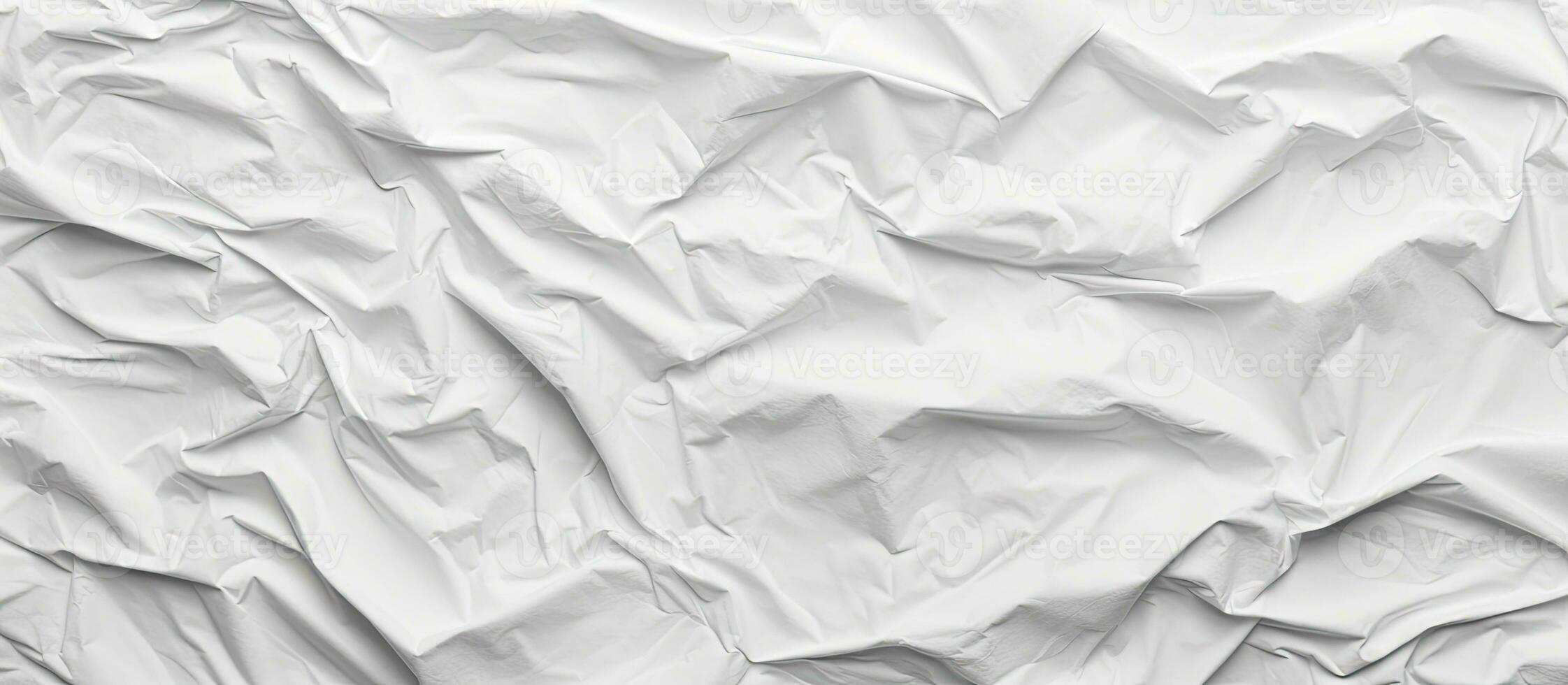 vit papper med en rynkig grunge textur som dess bakgrund foto