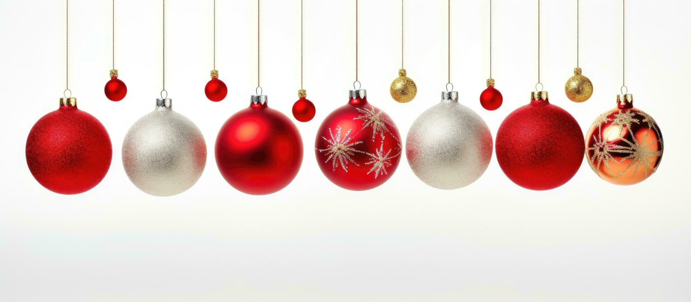 festlig dekorationer på vit bakgrund i en jul kort foto