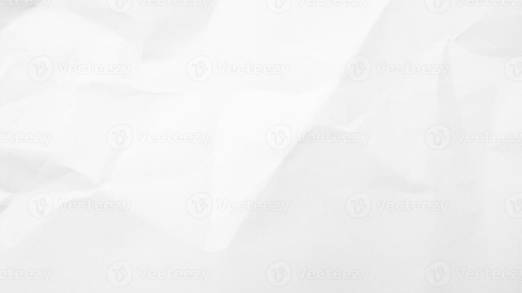 vit papper textur bakgrund. skrynkliga vit papper abstrakt form bakgrund med Plats papper återvinna för text foto
