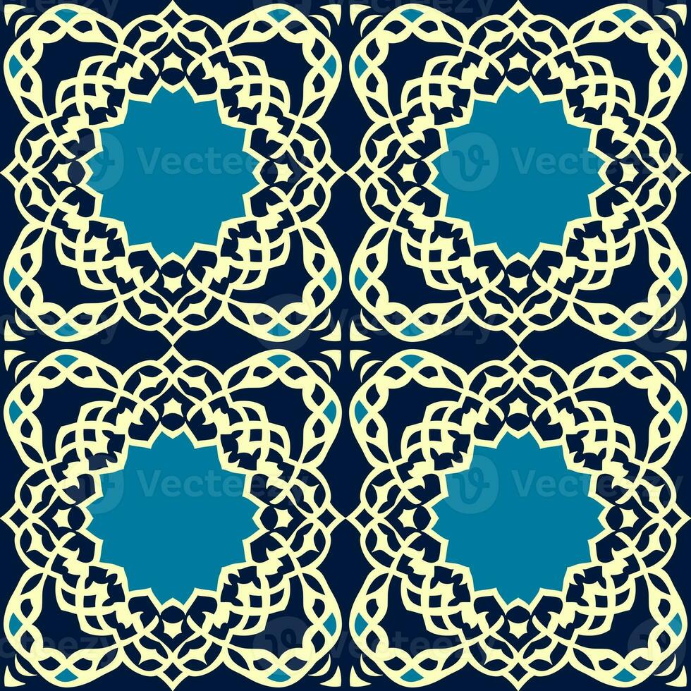 sömlös mönster abstrakt geometrisk islamic bakgrund boho batik mönster stam- etnisk sömlös foto