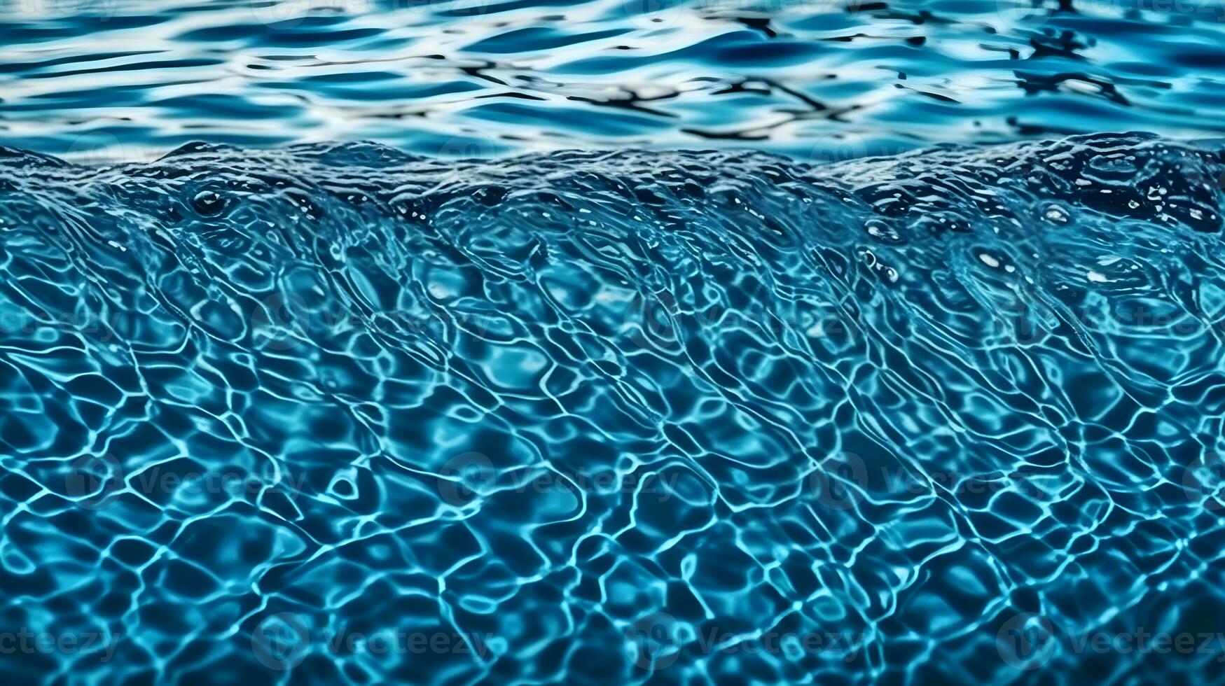 topp se simning slå samman vatten bakgrund ,blå hav vatten tapet ,generativ ai foto