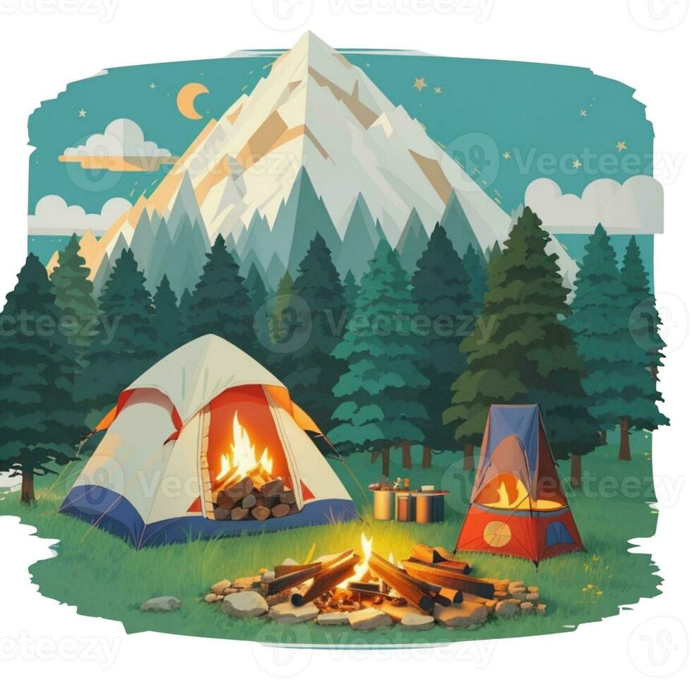 camping i bergen foto