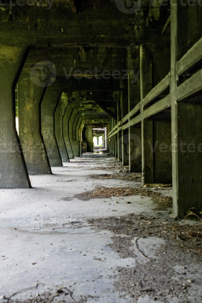 övergav fabriken sin inredning och vad som återstår av den foto