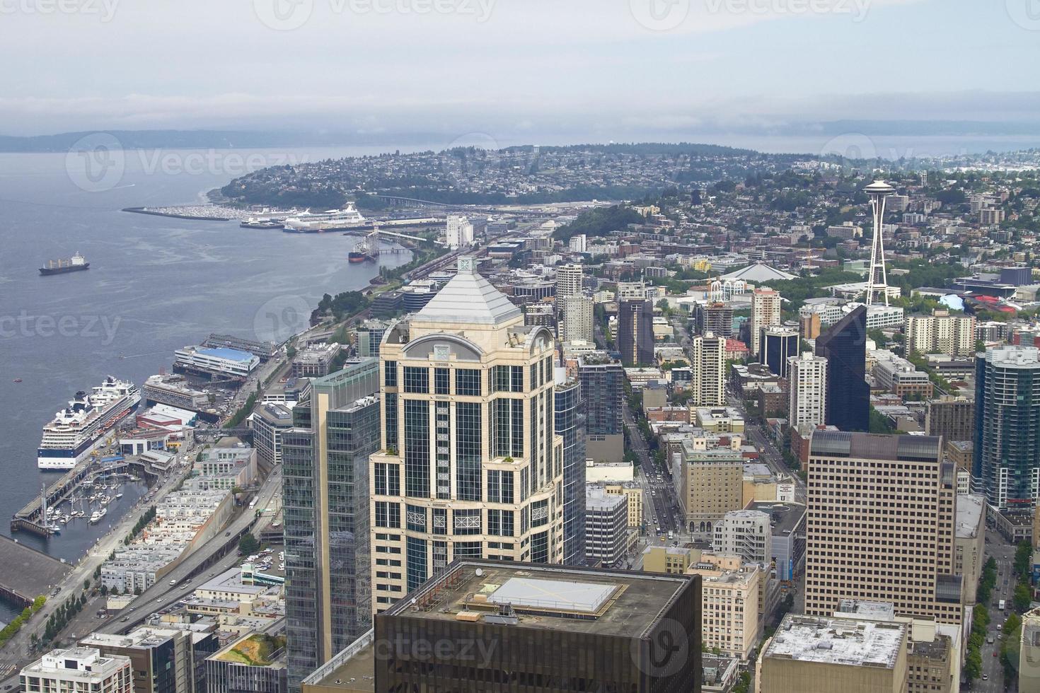 Seattle skyline, oss foto