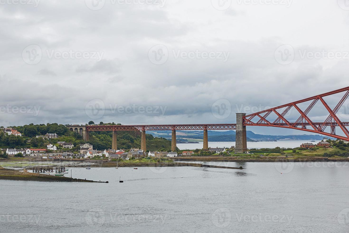 den fjärde järnvägsbron i Skottland foto