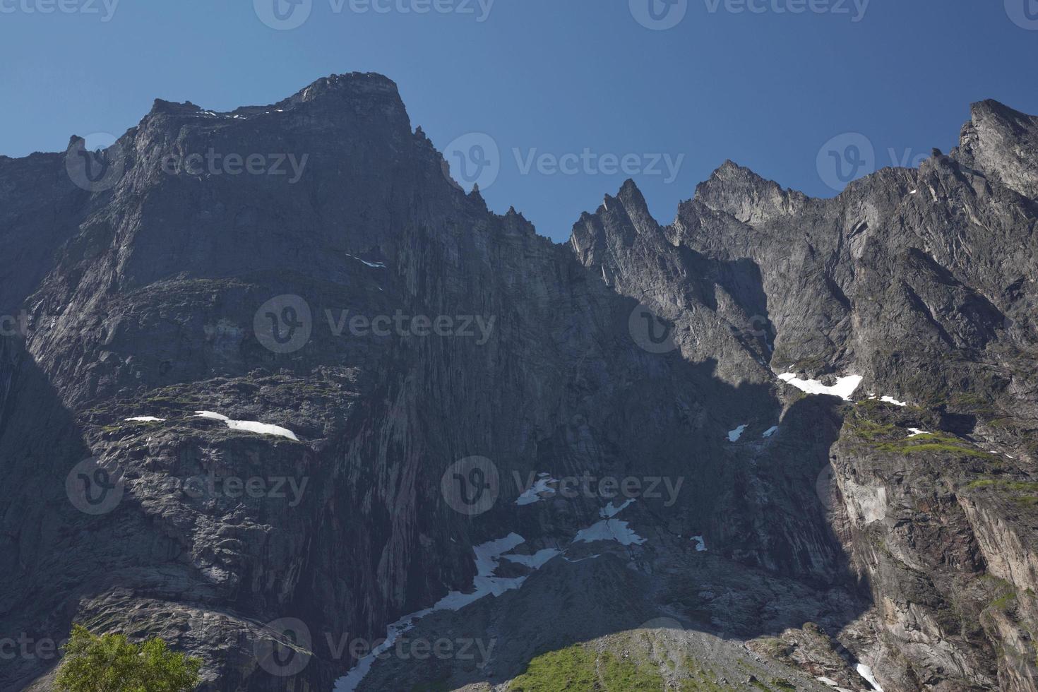 trollväggen i norge foto