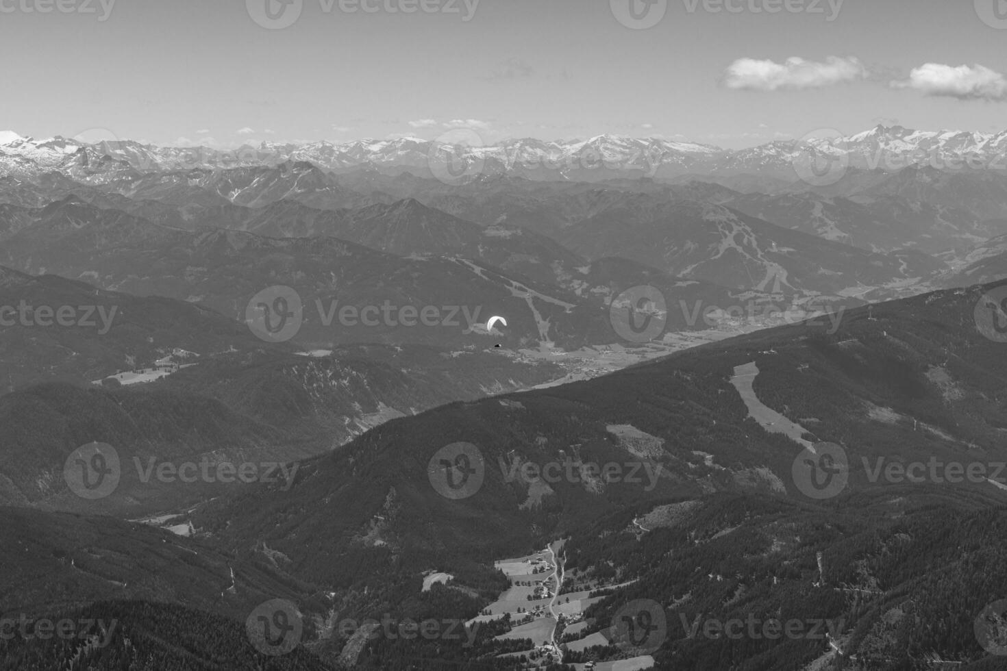 i de österrikiska alps foto