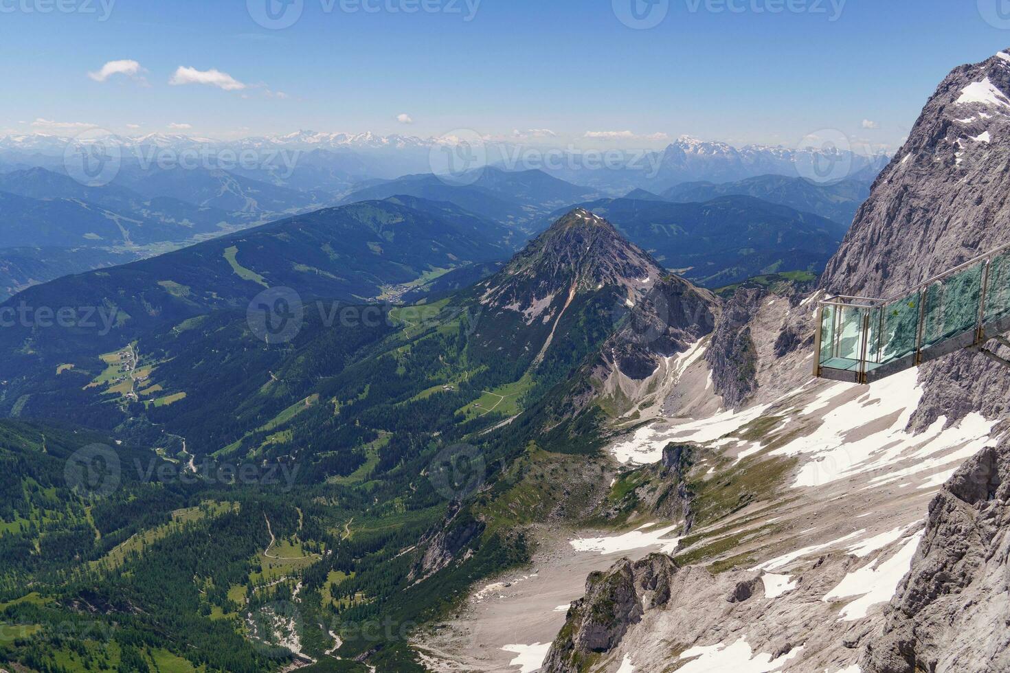 vandring i de österrikiska alps foto