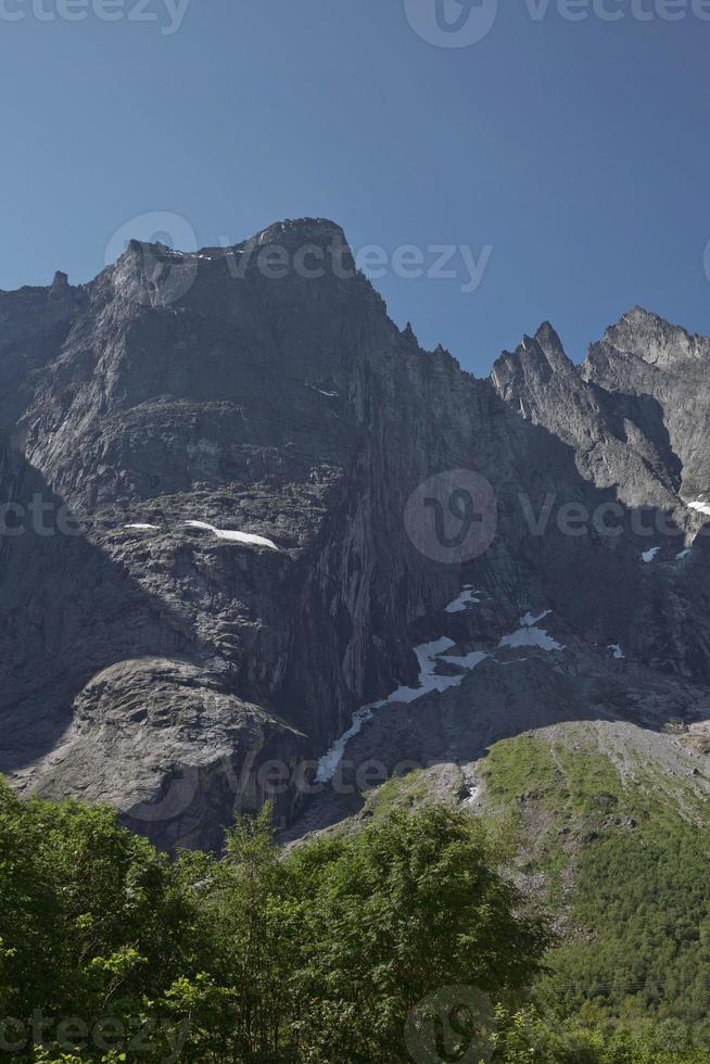 trollväggen i norge foto