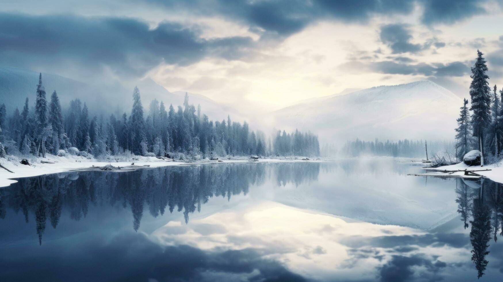 vinter- naturlig bakgrund foto