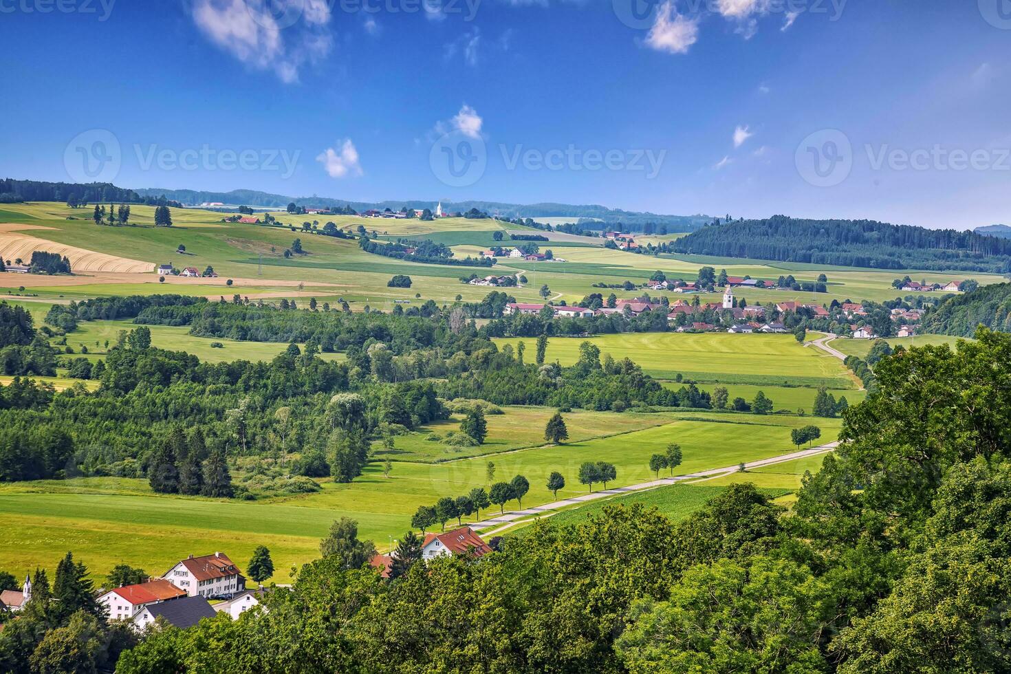 pittoresk landskap. ett bild av en färgrik landskap i baden-wurttemberg, Tyskland foto