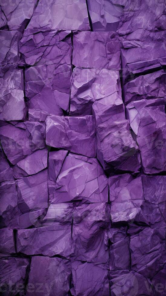 lila sten vägg textur bakgrund. ai genererad foto