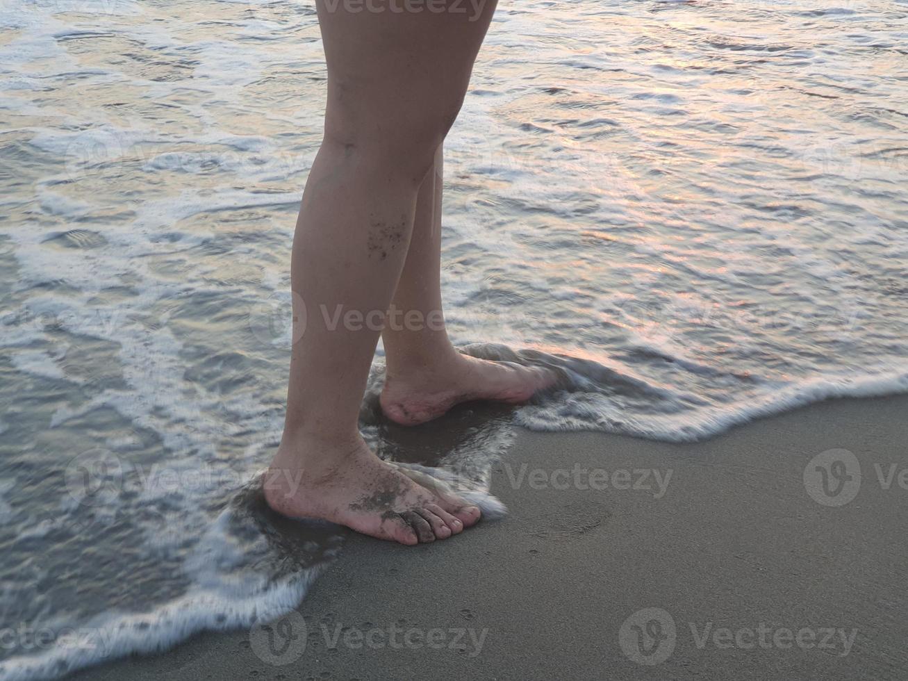 bakgrund för semesterannonser på strandplatser med tropiskt väder foto