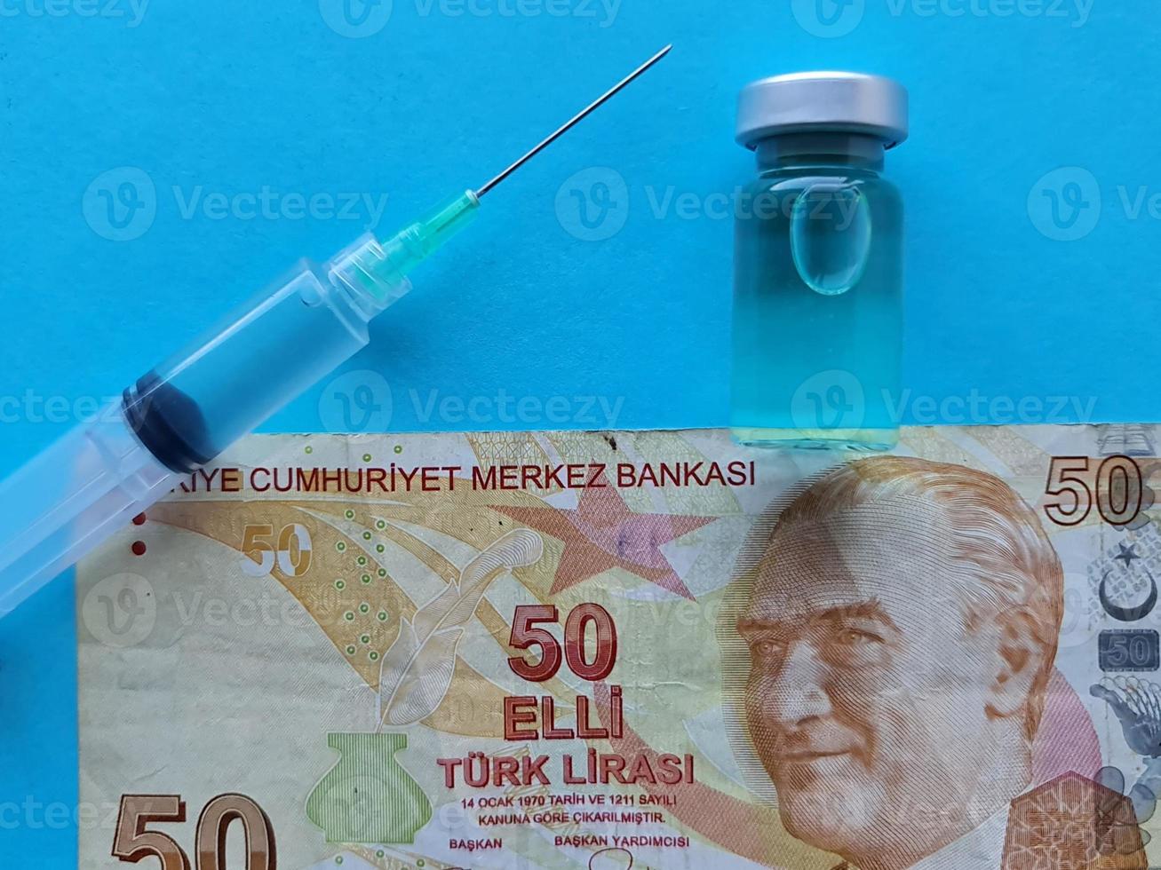 investeringar i hälso- och sjukvård och vaccination i Turkiet foto