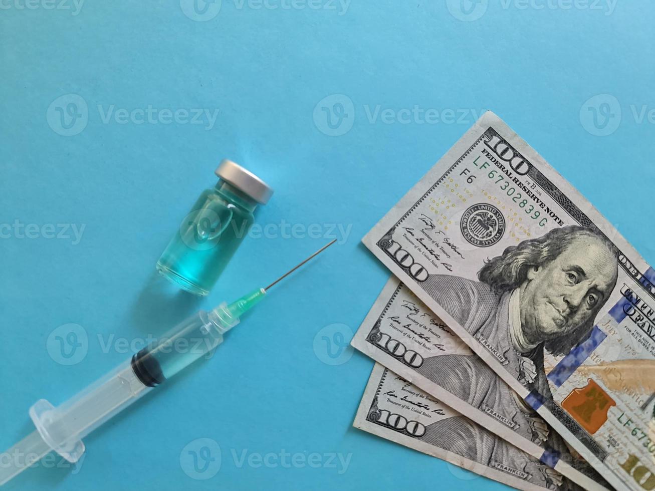 investering i hälso- och sjukvård och vaccination i USA foto