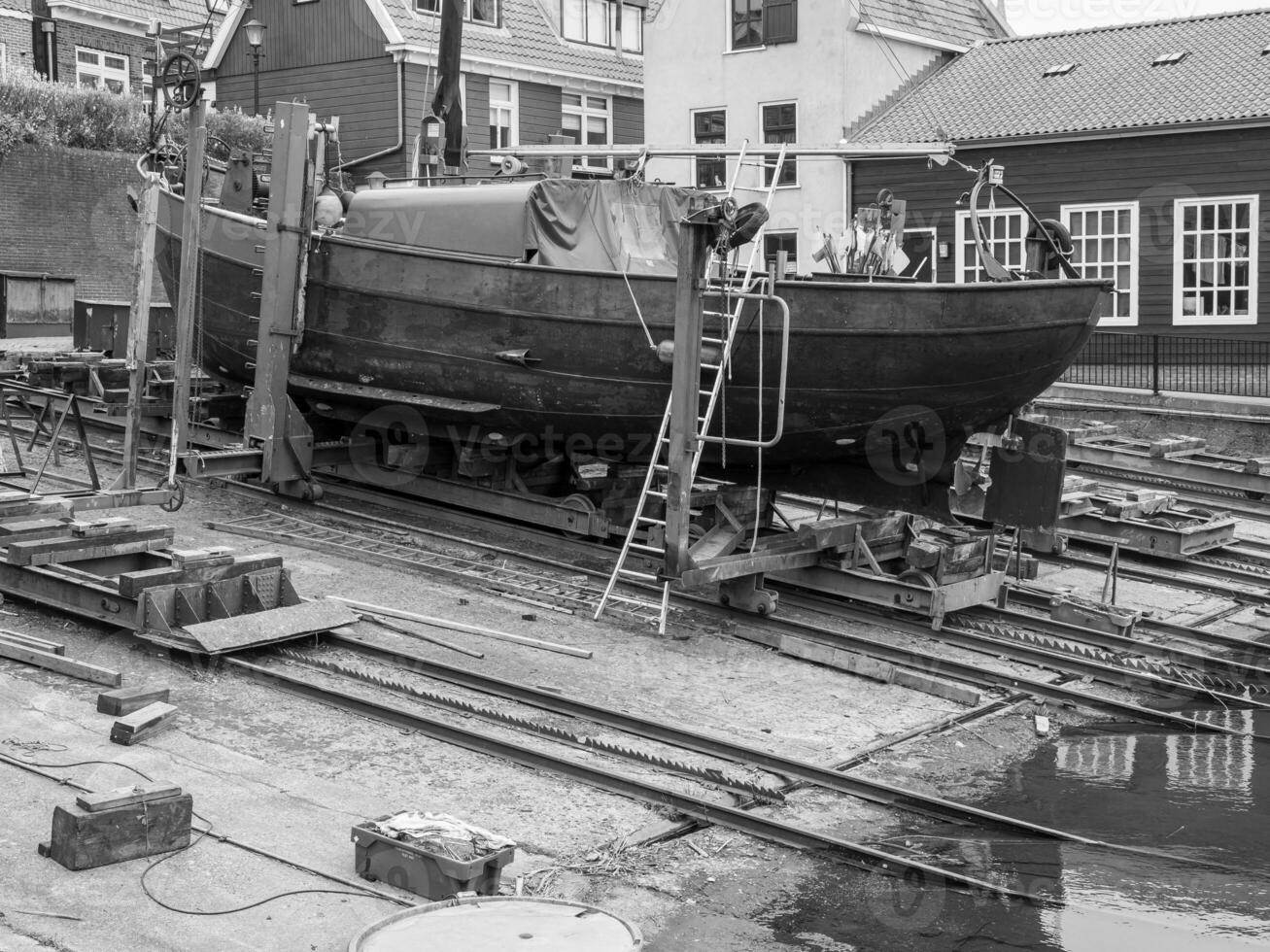 de stad av urk i de nederländerna foto