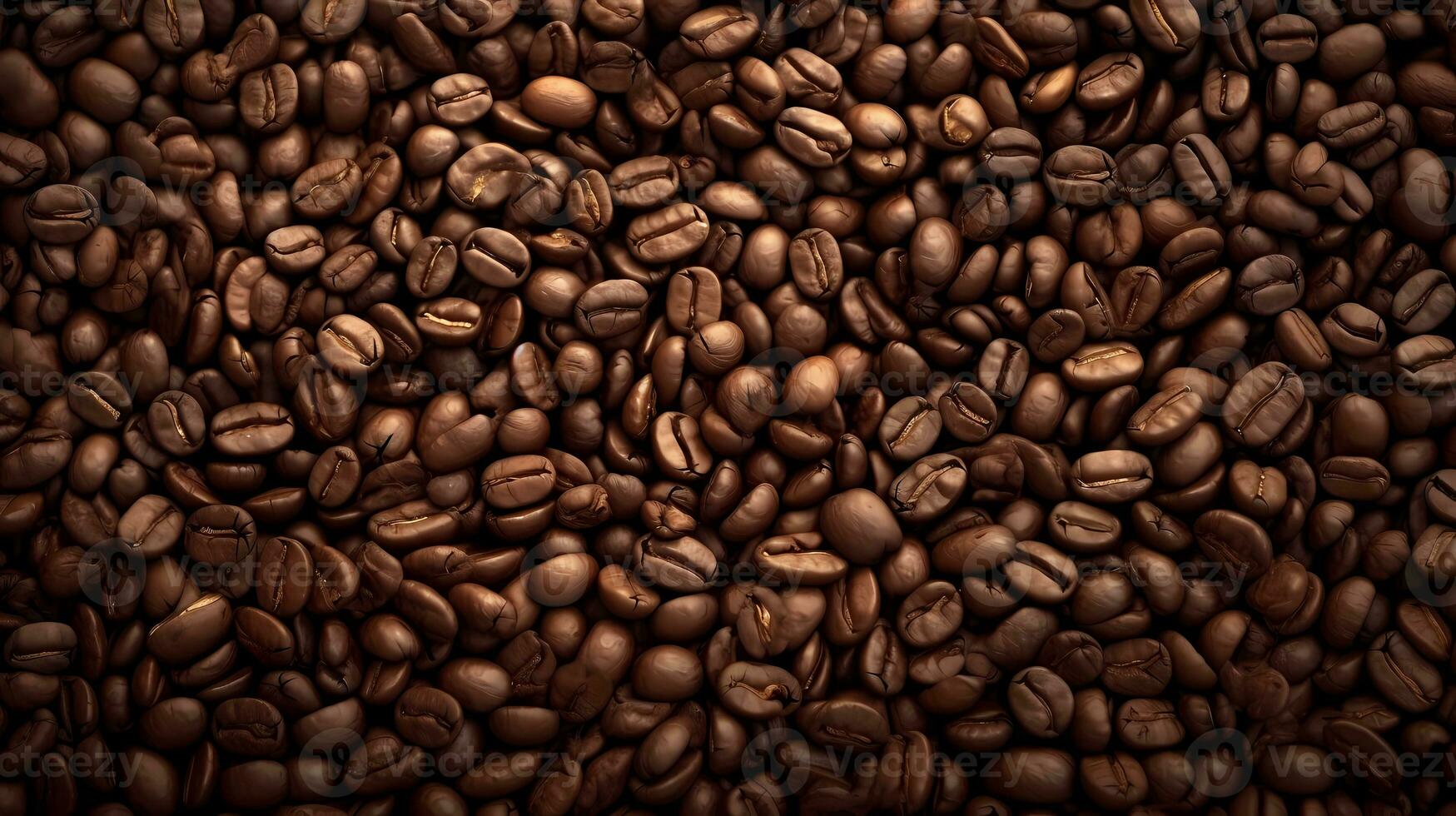 kaffe böna textur baner ai generativ foto