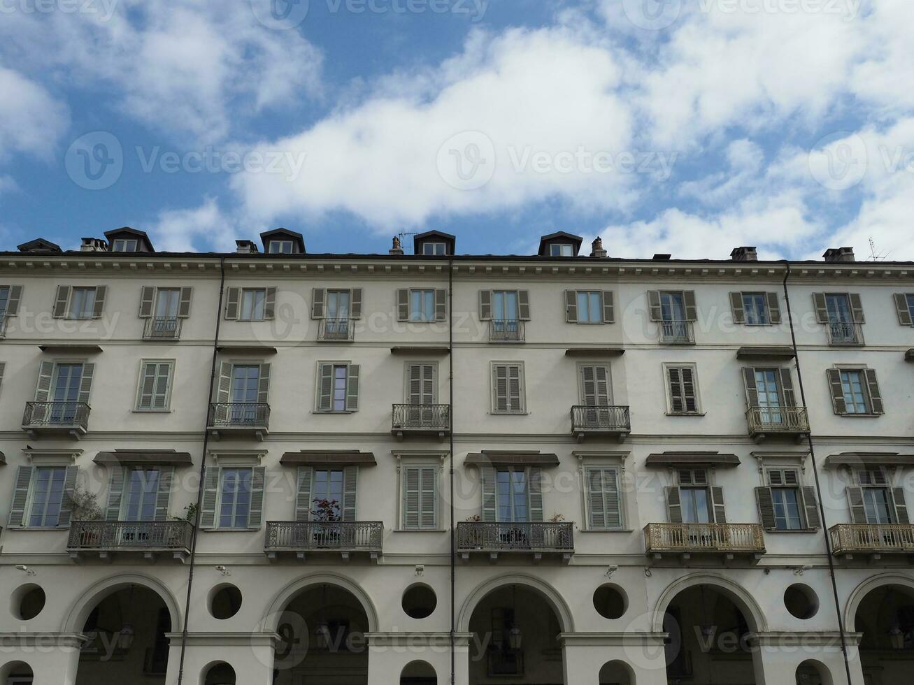 torget piazza vittorio i Turin foto