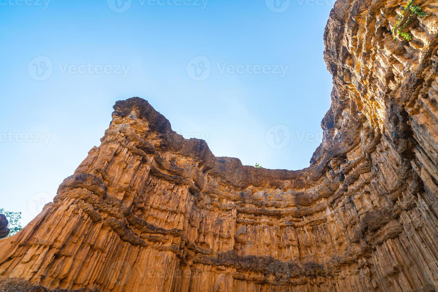 pha chor eller grand canyon chiangmai i Mae Wang National Park, Chiang Mai, Thailand foto