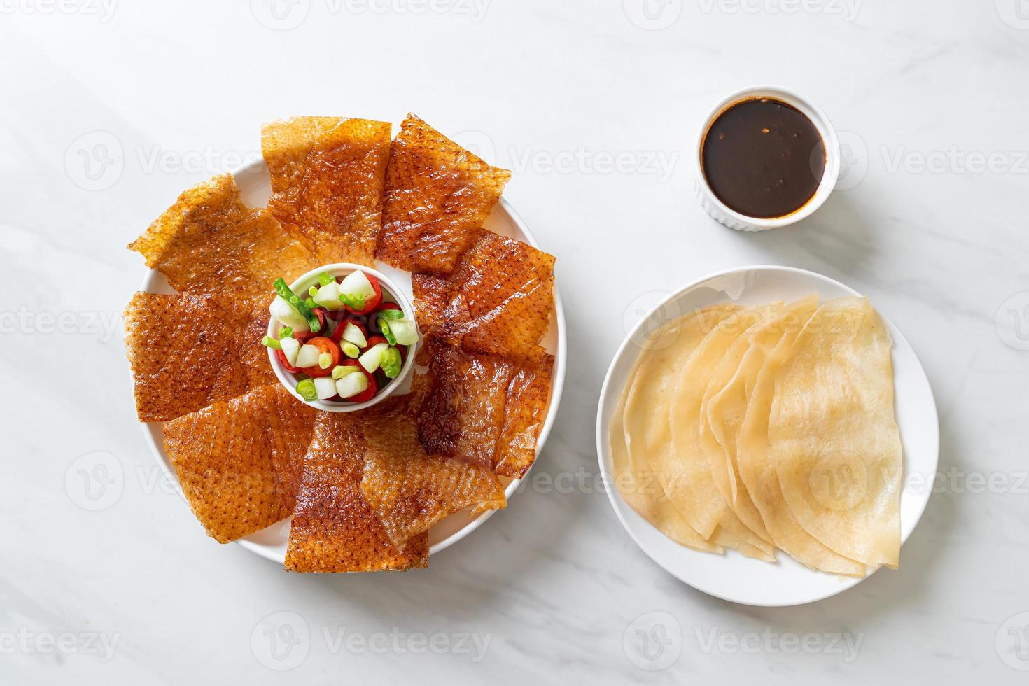 peking duck - kinesisk mat foto