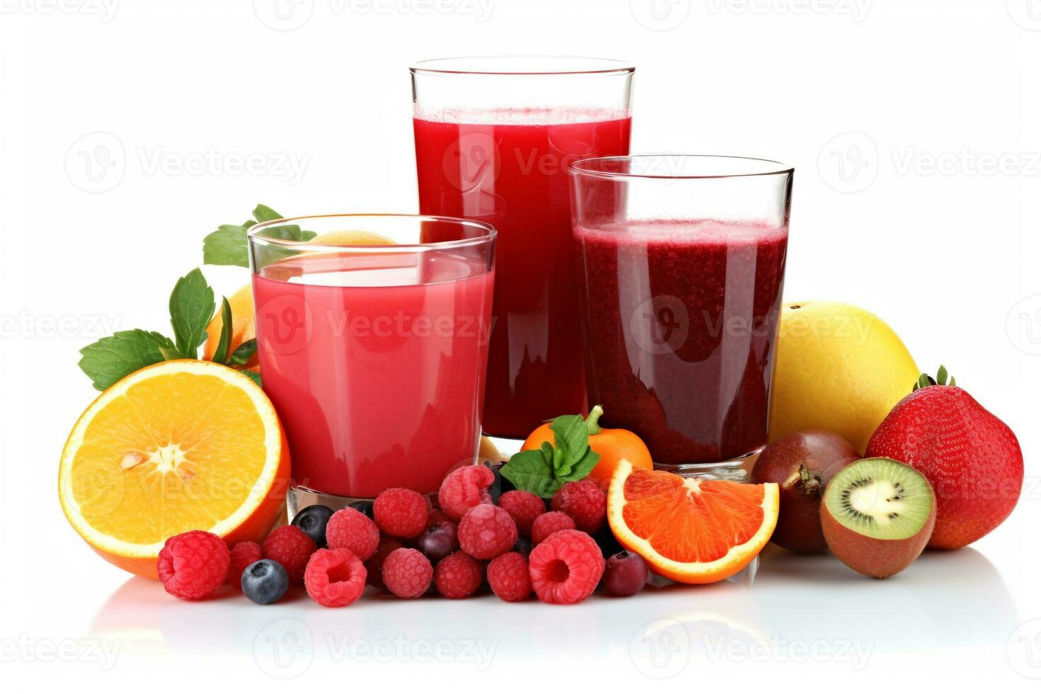 illustration av annorlunda frukt juicer och smoothies foto