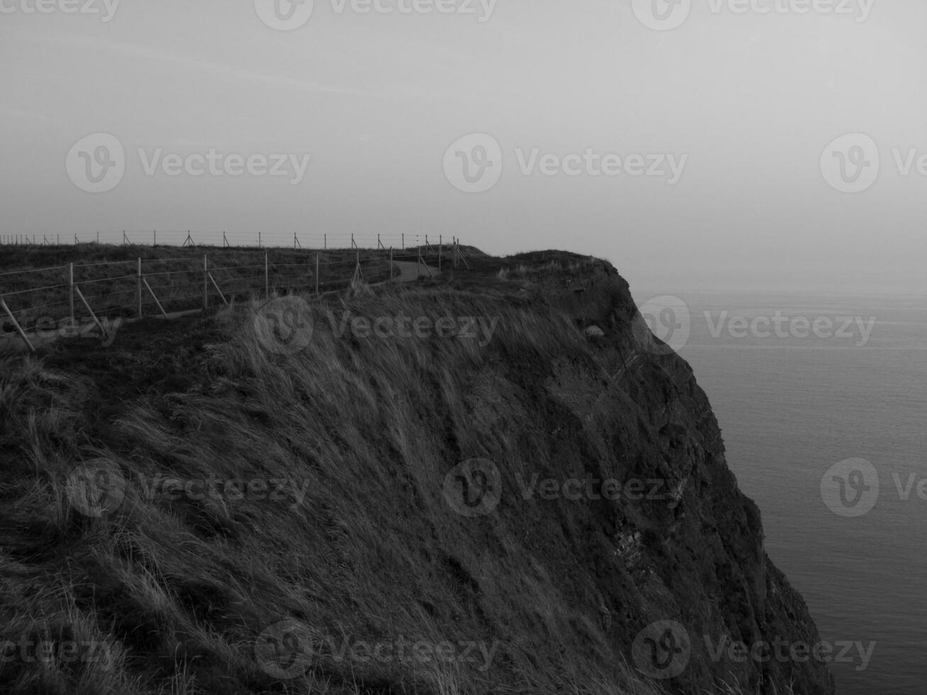 de ö av helgoland i de norr hav foto