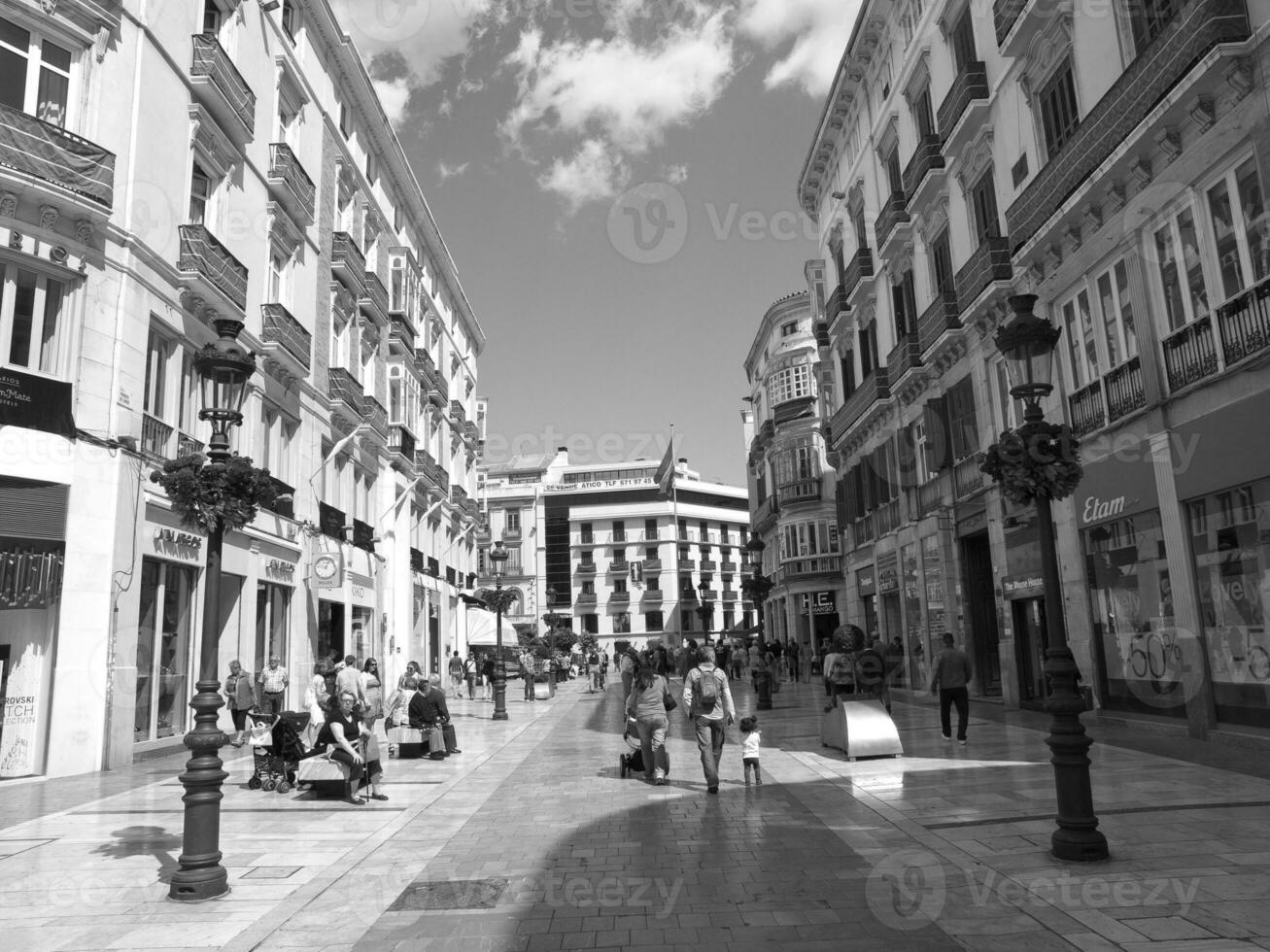 de spanska stad malaga foto