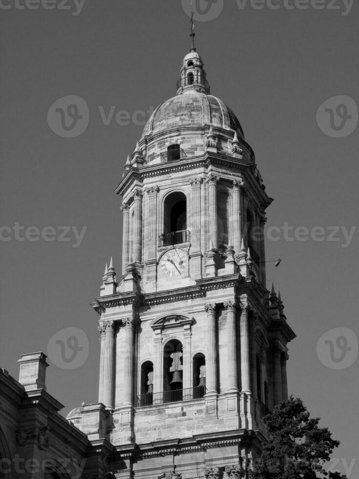 de spanska stad malaga foto