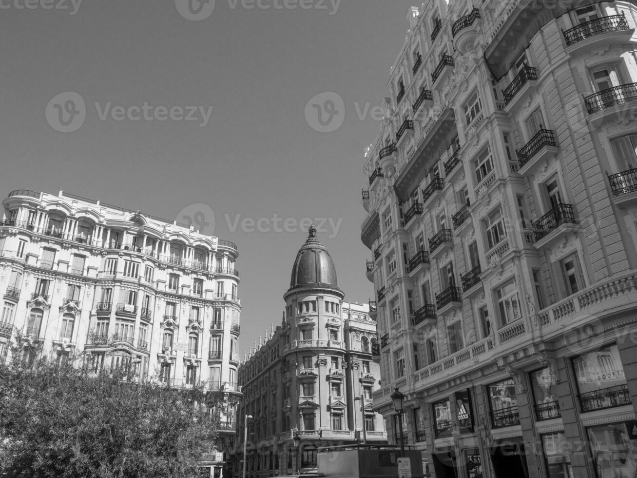 madrid stad i spanien foto