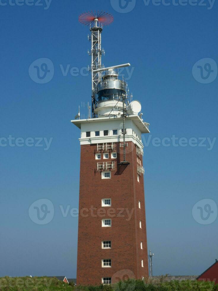 de ö av helgoland i de norr hav foto