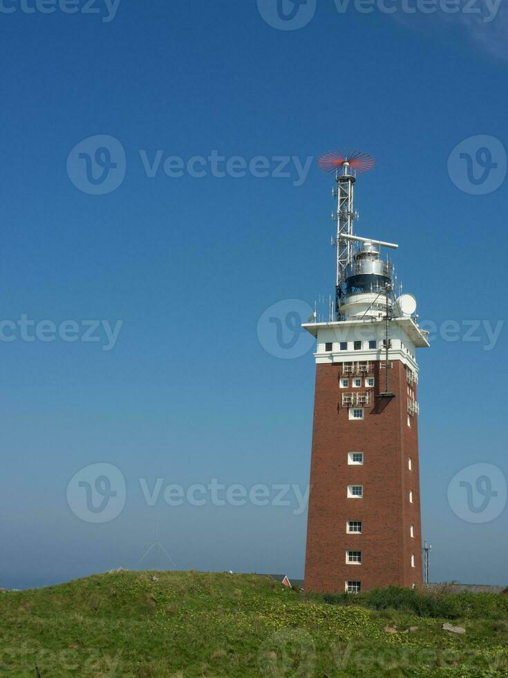 de ö av helgoland i de norr hav foto