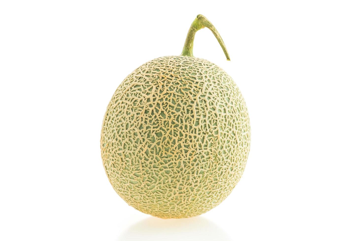 melon på vitt foto
