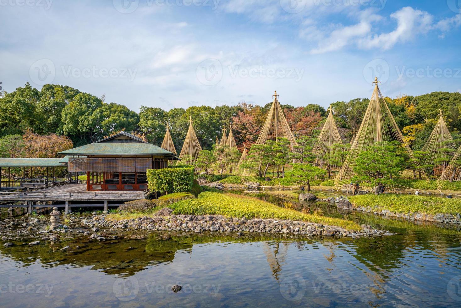 shirotori garden är en japansk trädgård i Nagoya i Japan foto