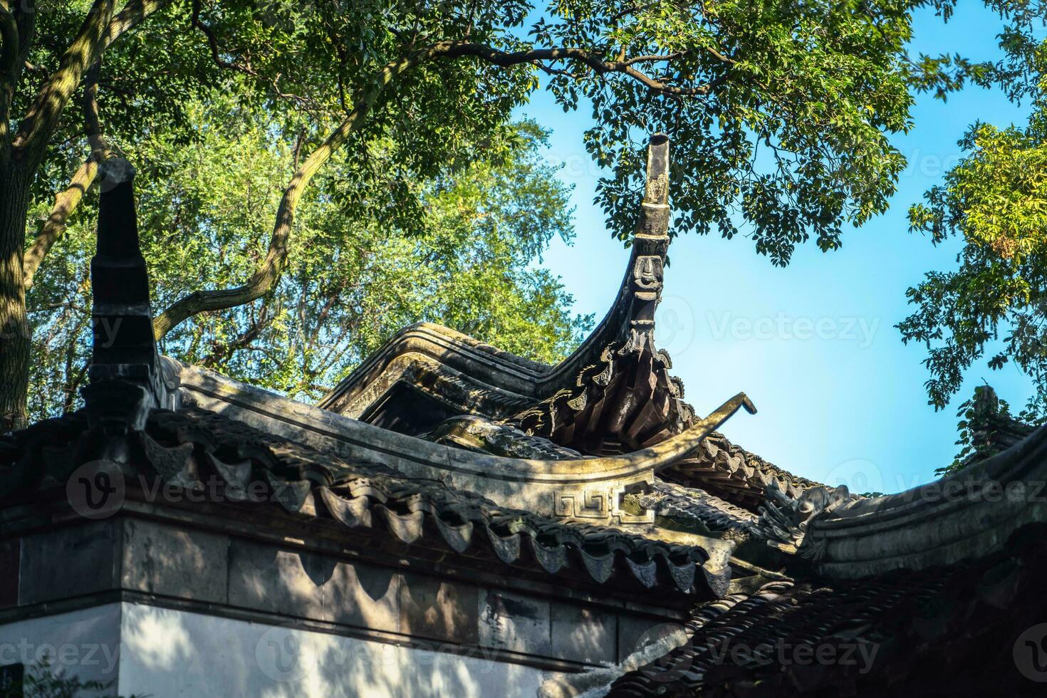 de höst i de traditionell parkera i Kina foto